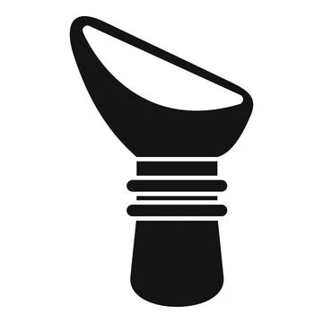 Ear plug protection icon simple vector. Cancelling noise Illustrazione stock