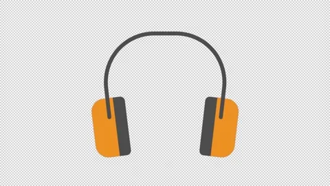 Ear Protection Icon Video stock 205066579