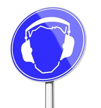 The ear protection Stock Illustration