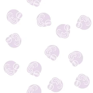 Ear surgery glyph seamless pattern イラスト素材