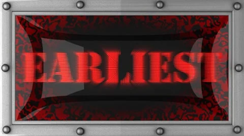 Earliest on led Stock Footage 8703800