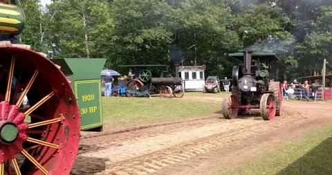 Early 1900s Steam Engine Stock Footage 97979695