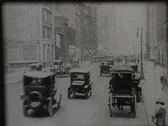 Early 20Th Century City Scene Stock Footage