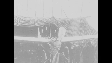 Early attempts at flight Stock Footage 103376406