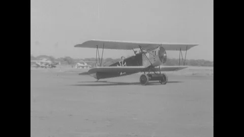 Early Axis attempts to fly planes Stock Footage 103376460