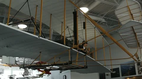 EARLY BI-PLANE Stock Footage 11058624