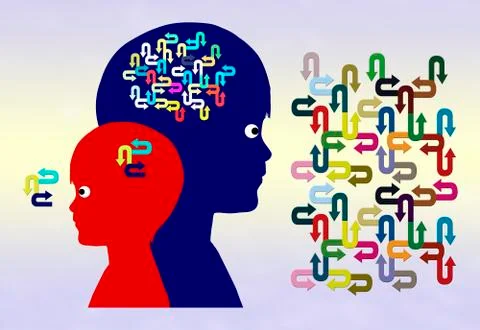 Early Child Development Illustrazione stock