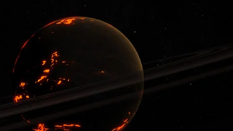 Early Earth Flyby Stock Footage 133747899