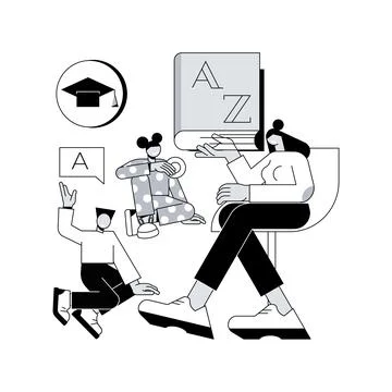 Early education abstract concept vector illustration. Stock Illustration