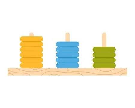Early educational toys Illustrazione stock