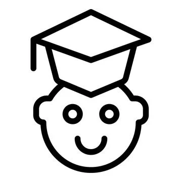 Early educations icon outline vector. Children education Ilustração Stock
