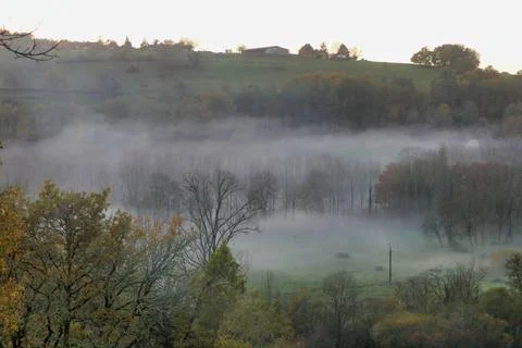 Early Evening Mist. Foto stock