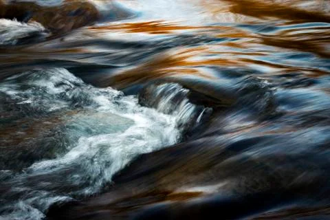 The early evening river Stock Photos