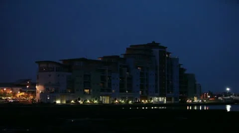 Early evening sky 0035 Stock Footage 10680391