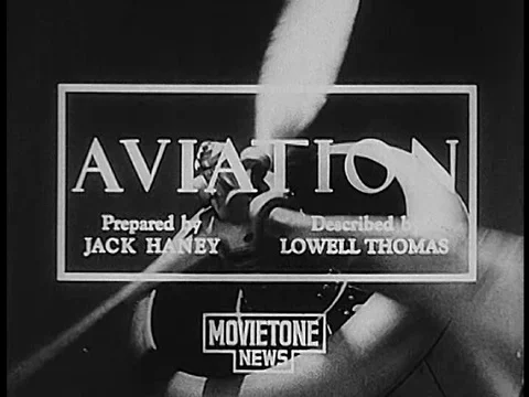 Early examples of flight simulators, 1939. Video stock 74741558