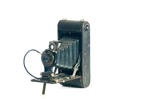 Early Folding Camera Stock Photos