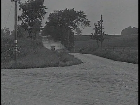 Early Ford Model T Driving Stock Footage 81311799