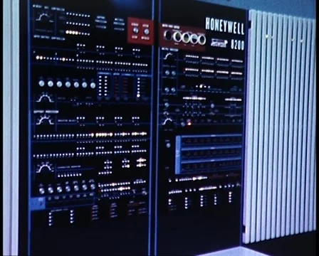 EARLY MAINFRAME COMPUTER / TELECOM BILLS PRINTING Video stock 49229920