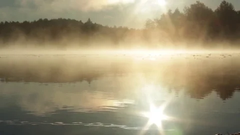 Early Morning Sunrise Stock Footage