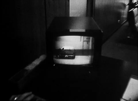 EARLY PORTABLE CCTV SECURITY SYSTEM (1968) Stock Footage 168597884