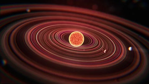 Early Solar System Forming Stock Footage 248044603