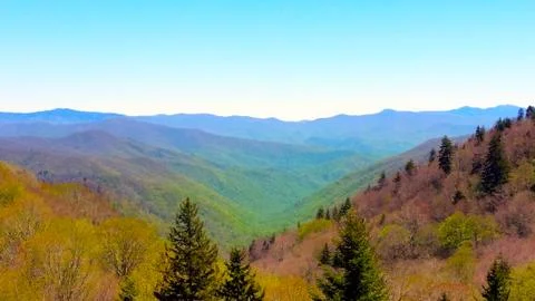 Early Spring Basil's Overlook (2) Stock Photos