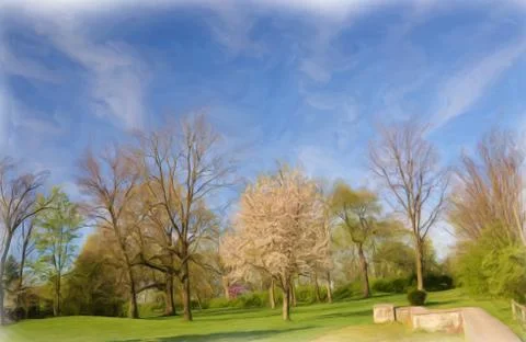 Early Spring Stock Illustration