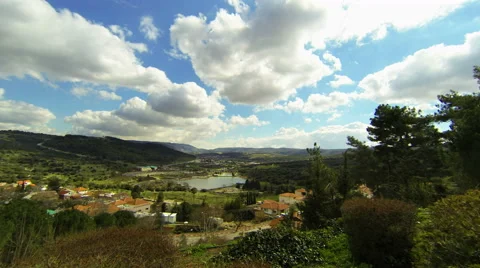 Early spring landscape time-lapse Stock Footage 47438428