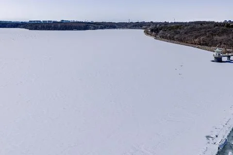 Early Spring Snow Stock-Fotos