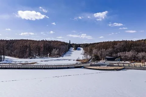 Early Spring Snow Foto stock