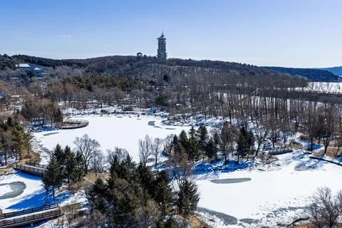 Early Spring Snow Stock-Fotos