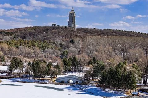 Early Spring Snow Stock-Fotos