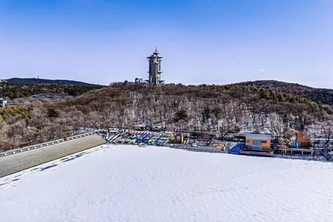 Early Spring Snow Foto stock