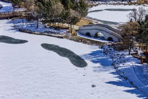 Early Spring Snow Stock Photos