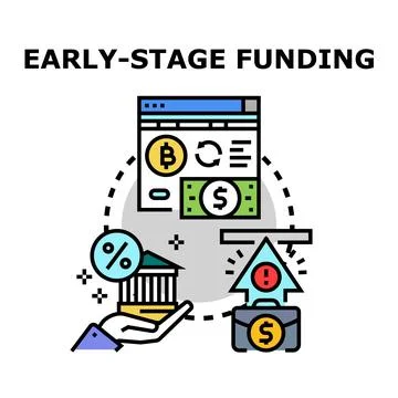 Early stage funding vector concept illustration Stock Illustration