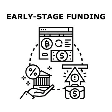 Early stage funding vector concept illustration Stock Illustration