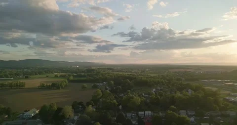 Early summer Aerial Stock Footage 295968308