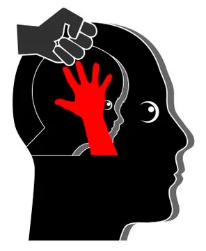 Early Trauma lasts a Lifetime Stock Illustration