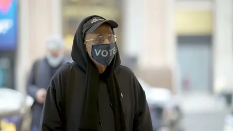 Early voting New York 動画素材 142184157
