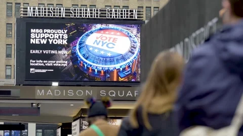 Early Voting New York 動画素材 142184168