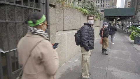 Early voting New York Vídeo Stock 142184213