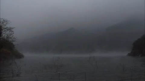 Early winter the river 1 Stock-Footage 58367900