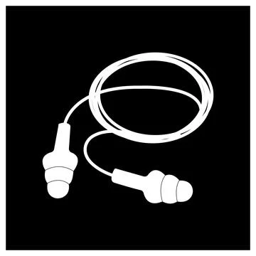 Earmuffs icon design Stock Illustration