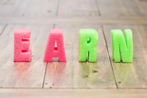 Earn concept Stock Photos