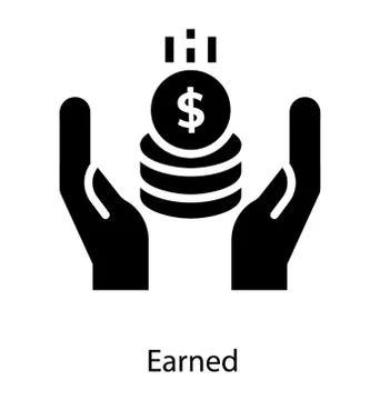 Earn Money Vector Illustrazione stock