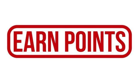 Earn Points Rubber Stamp. Red Best Service Rubber Grunge Stamp Seal Vector .. Illustrazione stock