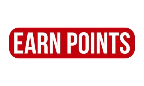 Earn Points Rubber Stamp. Red Best Service Rubber Grunge Stamp Seal Vector .. Illustrazione stock