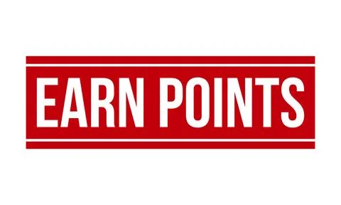 Earn Points Rubber Stamp. Red Best Service Rubber Grunge Stamp Seal Vector .. Illustrazione stock