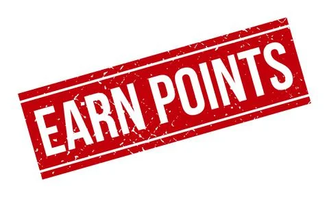 Earn Points Rubber Stamp. Red Best Service Rubber Grunge Stamp Seal Vector .. Illustrazione stock