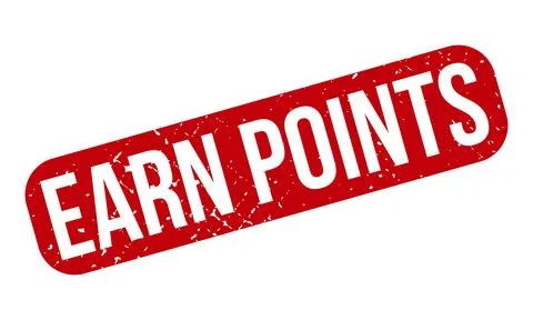 Earn Points Rubber Stamp. Red Best Service Rubber Grunge Stamp Seal Vector .. Illustrazione stock